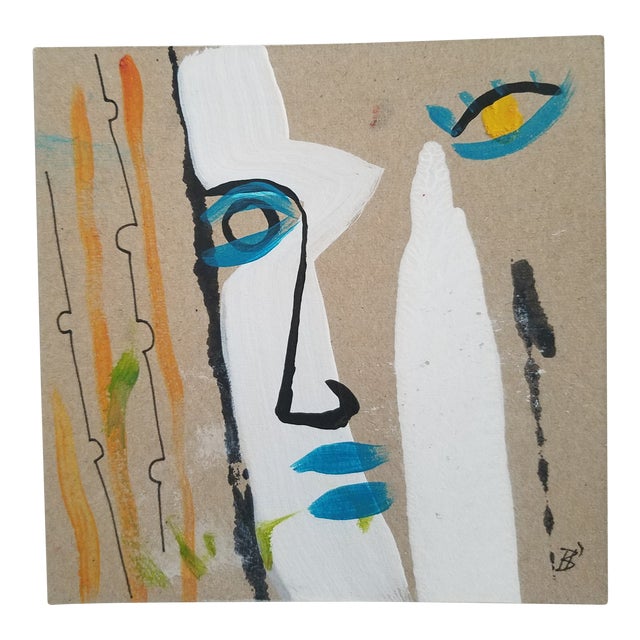 Modern Abstract Face Painting For Sale