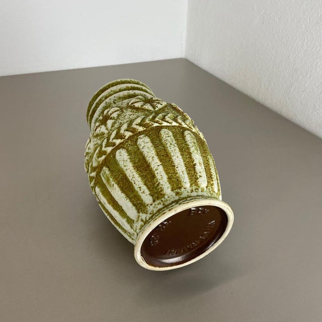 Fat Lava Pottery Vase by Bay Ceramics, Germany, 1970s For Sale - Image 16 of 17