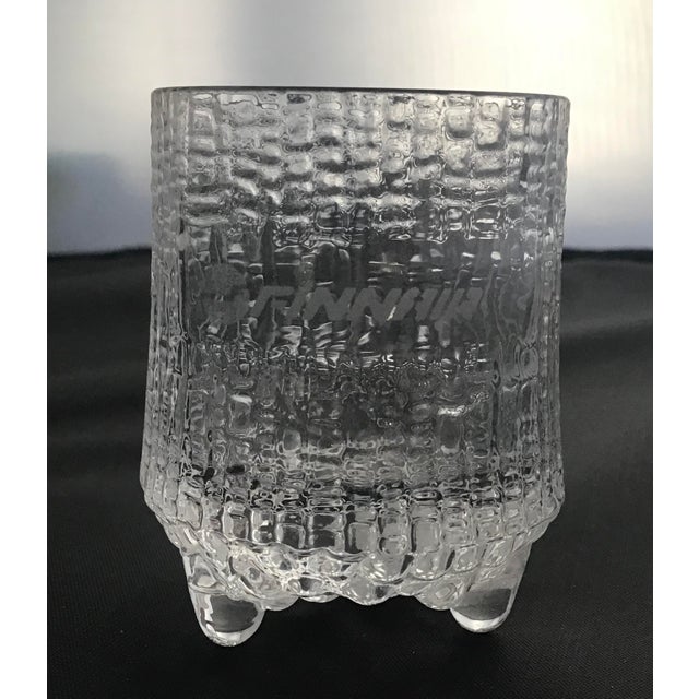 Transparent Vintage Iittala Finnair Ultima Thule Shot Glass Designed by Tapio Wirkkala For Sale - Image 8 of 12