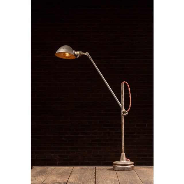 O.C. White Vintage Articulated Industrial Task Lamp by o.c. White For Sale - Image 4 of 12