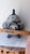 1970s Vintage Chinoiserie Blue and White Ceramic Covered Footed Soup Tureen With Lid | Crackle Glaze Floral Decorative Centerpiece Pot For Sale - Image 5 of 14