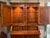 Vintage Henredon Fine Furniture secretary cabinet with illuminated display bookcase, drop-front writing desk, fitted...