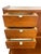 1970s Vintage Cavalier Mid Century Modern Highboy Dresser Cabinet. For Sale - Image 5 of 9