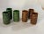 Cups in Brown & Green Ceramic, France, 1970s, Set of 5 For Sale - Image 9 of 11