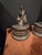 Antique Patinated Metal Figural Bookends For Sale - Image 4 of 9