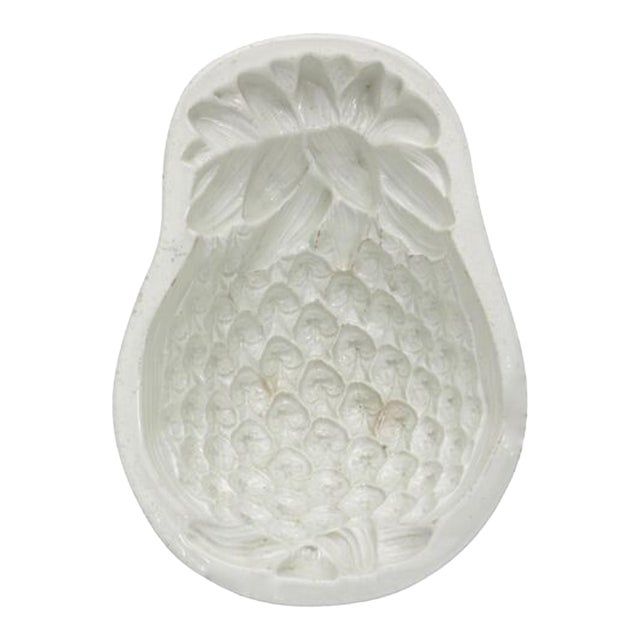 Antique English Copeland Ironstone Pineapple Pudding Mold For Sale