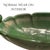Ceramic Vintage Mid-Century Modern Green Pottery Oval Planter Dish | Usa, 1960s For Sale - Image 7 of 7