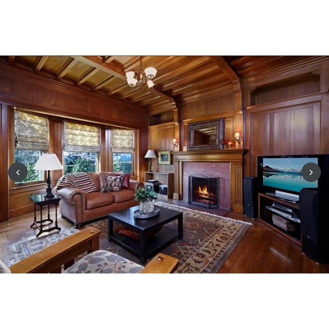 Vintage Four-Arm Chandelier With Copper From 1904 For Sale - Image 11 of 12