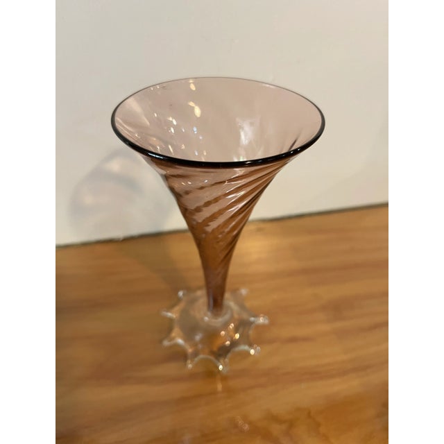 1990s 1990s Pink Hydrangea Vase For Sale - Image 5 of 7