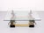 Mid-Century Modern Flying Horse of Gansu Coffee Table with Glass Top by Maison Charles, France, 1970s For Sale - Image 3 of 9