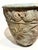 Transitional Large Vintage c.1996 Verdigris Patina Embossed Leaf Urn For Sale - Image 3 of 4