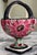 Hand-painted and glazed, Val's Dollhouse is proud to present this vibrant hand-painted basket from the Art Deco era, in...