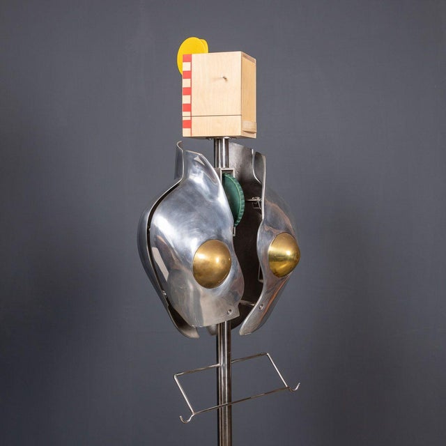 Polished Metal Torso Valet Stand, Circa 1980 For Sale - Image 11 of 18