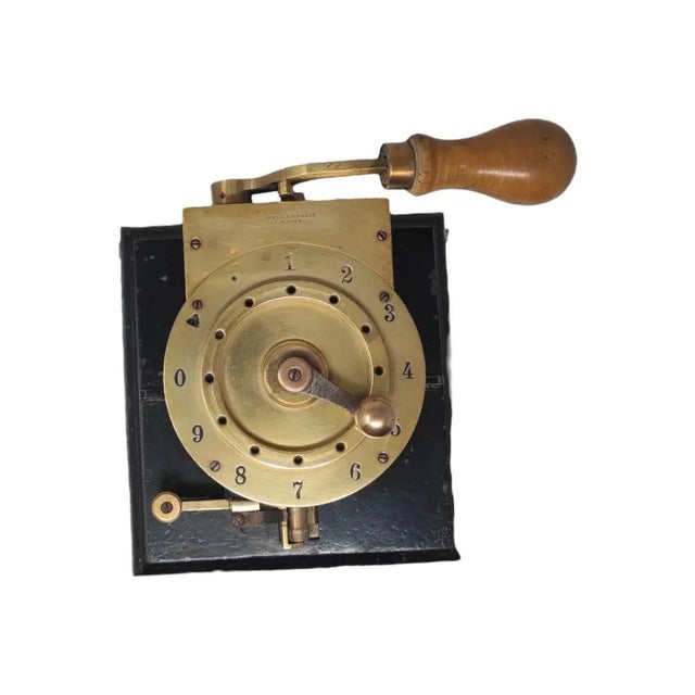 Black Antique Cheque Printing from Trog & Rohrig Rome, 1891 For Sale - Image 8 of 10