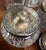 Art Nouveau 19th Century Grouping of 8 Cut Glass Jars With Sterling and Brass Lids For Sale - Image 3 of 13