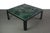Square Dunbar Coffee Table with Green Marble Top and Black Base, USA For Sale In Orlando - Image 6 of 6