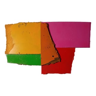 Contemporary Abstract Aerosol on Assembled Masonite (Isorel) "Untitled 198" by Andre Debono For Sale
