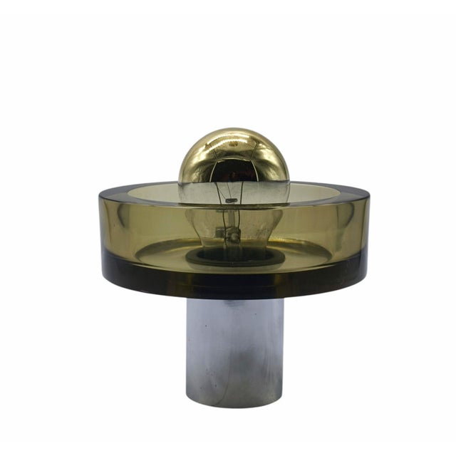 Amber Glass Wall Lamp by Flavio Poli for Seguso, Italy, 1960s For Sale - Image 6 of 8