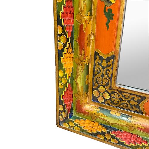 Chinese Tibetan Style Wall Mirror- For Sale - Image 3 of 7
