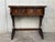 Early 20th Century Spanish Colonial Narrow Console Table with Two Drawers with Iron Hardware For Sale - Image 16 of 18