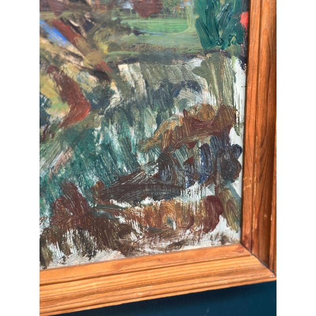Karl Otto Kellgren, Landscape, 1960s, Oil on Canvas, Framed For Sale - Image 8 of 18