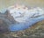 Early 20th Century painting of the Aletsch Glacier in Switzerland by Swiss-American artist Jean Pfister. Oil on canvas,...