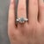 Early 21st Century 3.62ct 3 Stone Lab Grown Diamond Ring Igi F Vvs2 14k White Gold, Size 7 For Sale - Image 5 of 7