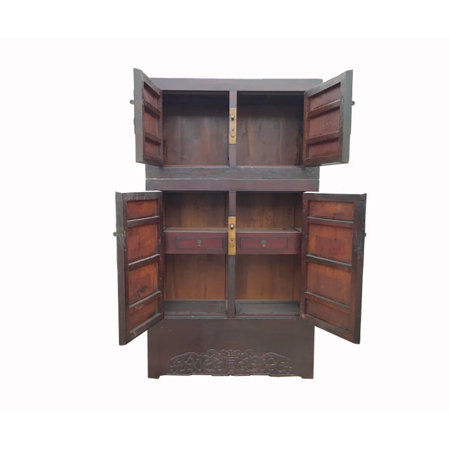 Gigantic 8 Feet Tall Antique Chinese Compound Cabinet For Sale - Image 12 of 13
