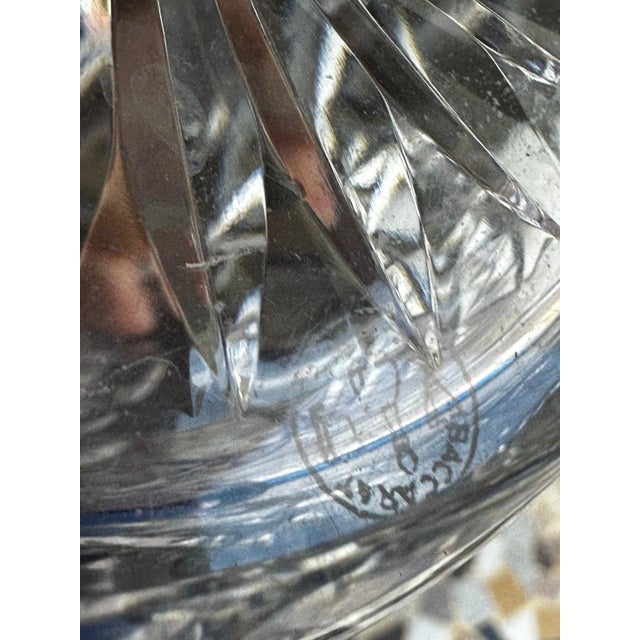 Carcassonne Water Decanter in Crystal, 1936 For Sale - Image 9 of 18