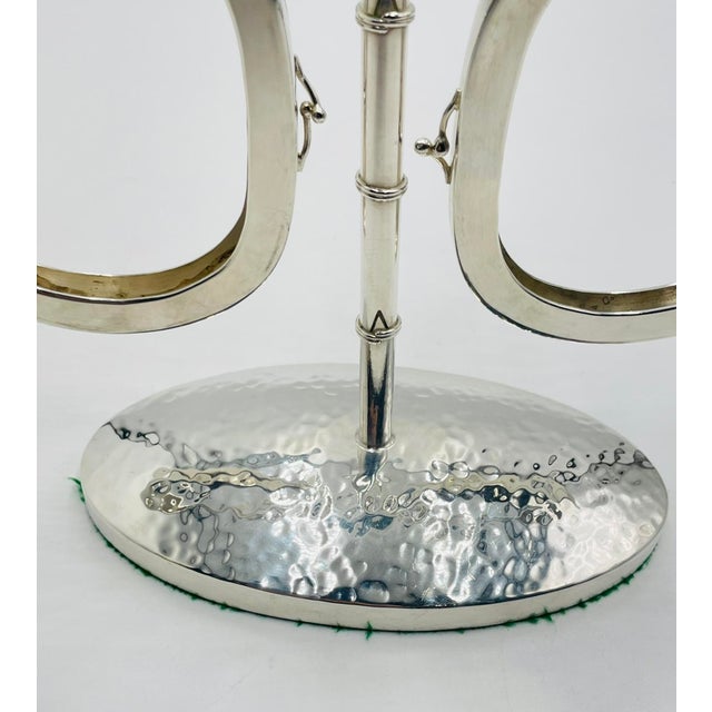 1980s Emilia Castillo Monkey Picture Frame With Malachite Inlay, Taxco Mexico For Sale - Image 16 of 18