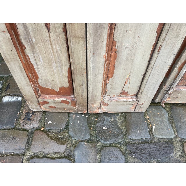 Fir Shutters, Set of 2 For Sale - Image 6 of 13