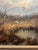 Brown 1930s Oil Painting by German Artist Hans Hansung For Sale - Image 8 of 11