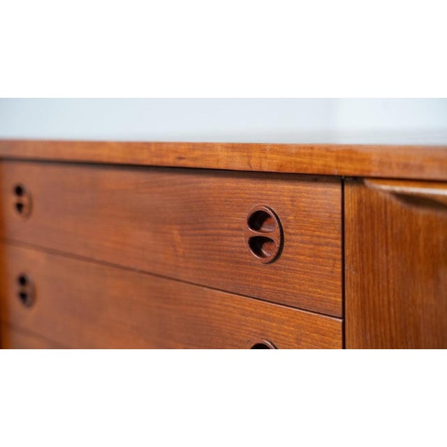 Wood Mid-Century Modern Scandinavian Teak Sideboard, 1970s For Sale - Image 7 of 12