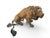 Metal Neapolitan Artist, Large Lions, 1980s, Patinated Bronze, Set of 2 For Sale - Image 7 of 11