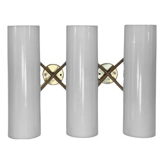 Mid-Century Modern Wall Lamp by Hans Bergström for Ateljé Lyktan, 1950s For Sale