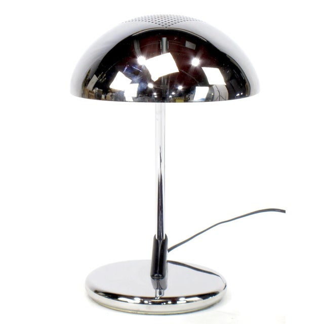 1960s Chrome Cantilever Seneca Desk Lamps With Domed Shade, Circa 1960s - A Pair For Sale - Image 5 of 10