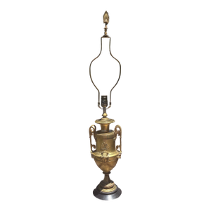 Antique French Gilt Bronze Table Lamp