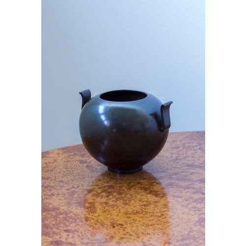 Bronze Vase Model 121 from GAB For Sale - Image 3 of 11