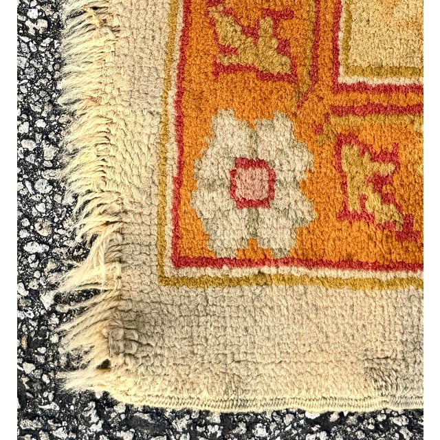 Turkish Large Turkish Oushak Rug For Sale - Image 3 of 12