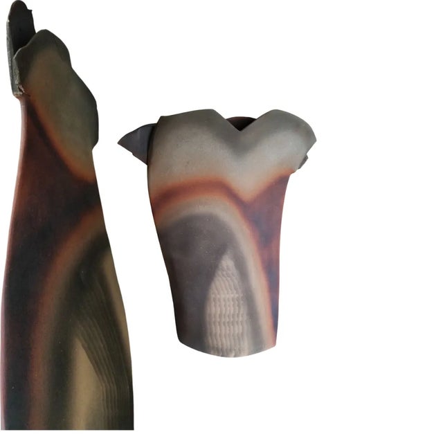 1985 Ceramic Vessel Sculpture by Crispin Gonzales For Sale - Image 10 of 13