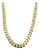 Vintage 14 Karat Yellow Gold 96.7 Gm Miami Cuban Link Italian Chain Unisex, 20" For Sale