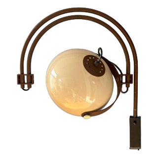 Mid-Century Modern Space Age Double Arc Wall Lamp from Dijkstra For Sale