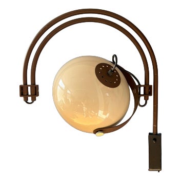 Mid-Century Modern Space Age Double Arc Wall Lamp from Dijkstra For Sale