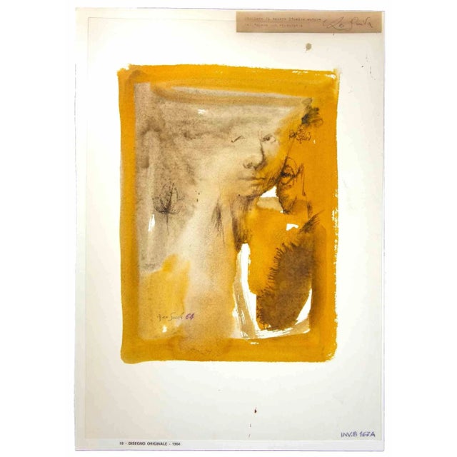 Portrait is an original artwork realized in 1964 by the italian contemporary artist leo guida (1992 - 2017). Original...