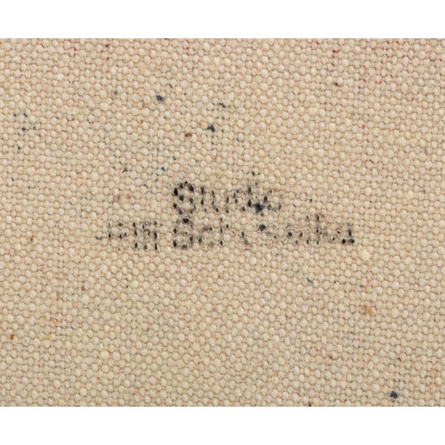 Late 20th Century Elfi Schuselka Abstract Composition Oil on Canvas For Sale - Image 5 of 5