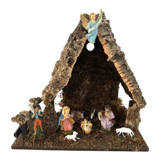 Vintage Italian Nativity Crèche For Sale