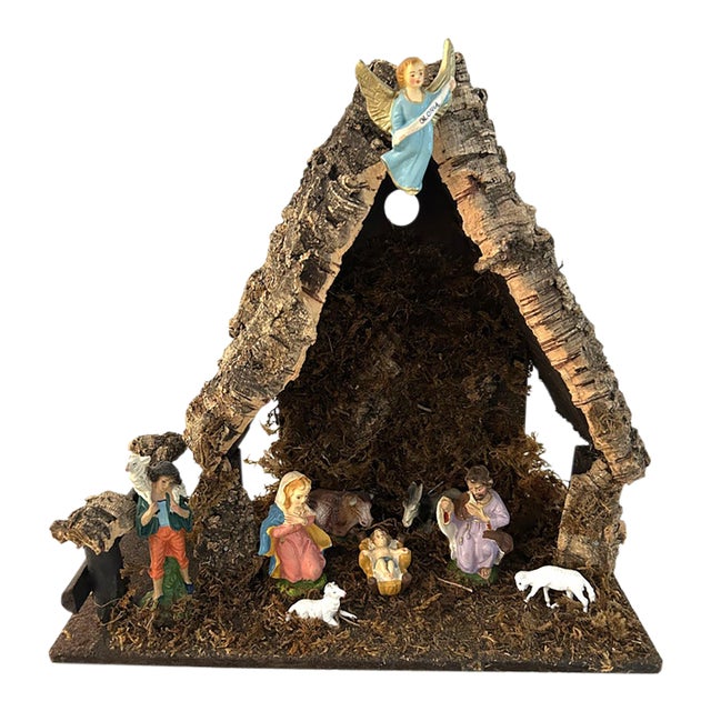 Vintage Italian Nativity Crèche For Sale