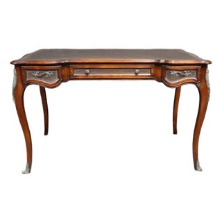French Provincial Writing Desk With Ormolu Mounts For Sale