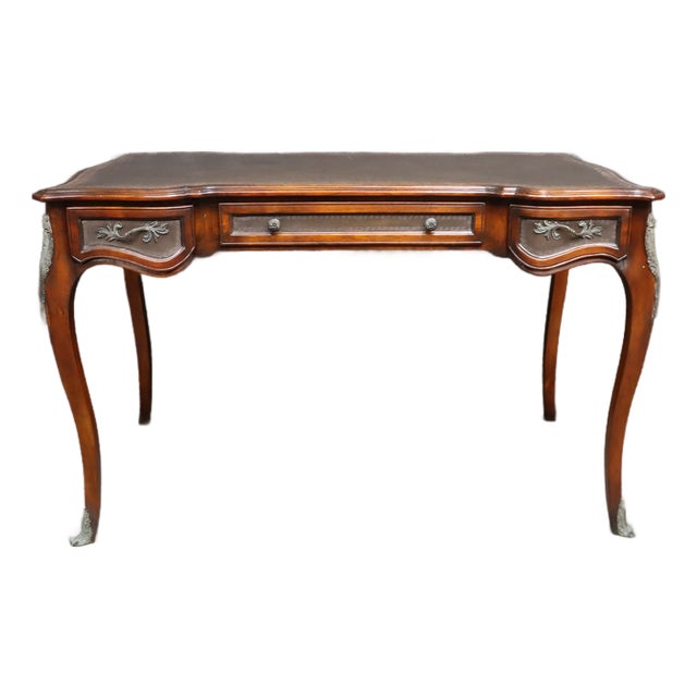 French Provincial Writing Desk With Ormolu Mounts For Sale