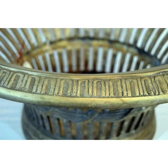 Silverplated Venetian Basket For Sale - Image 4 of 5